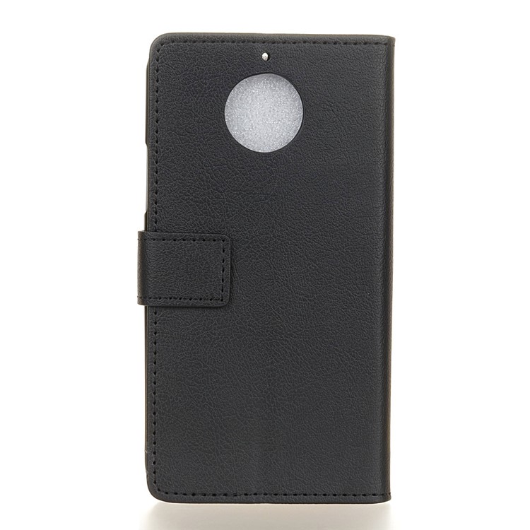 Wallet Leather Phone Case for Motorola Moto G5S - Black-2