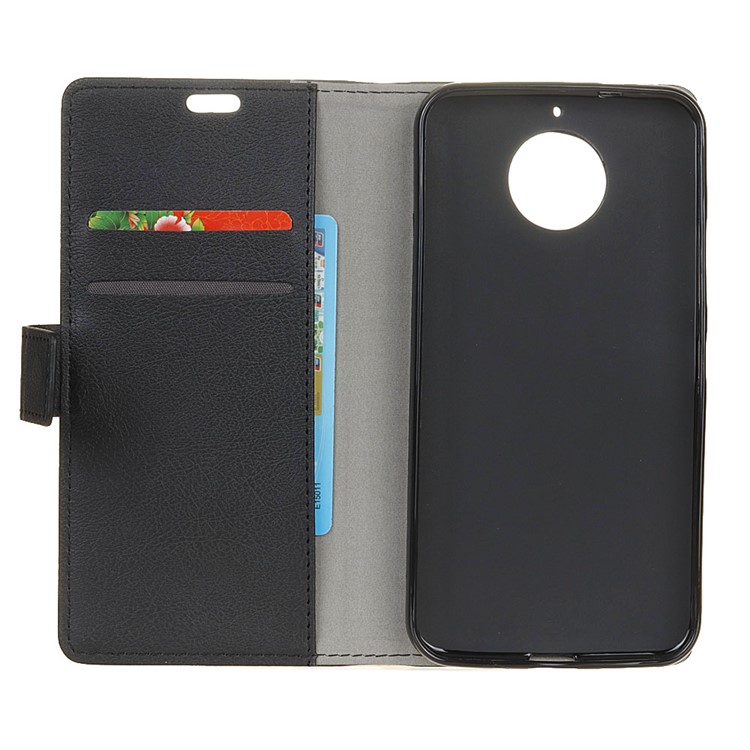 Wallet Leather Phone Case for Motorola Moto G5S - Black-4