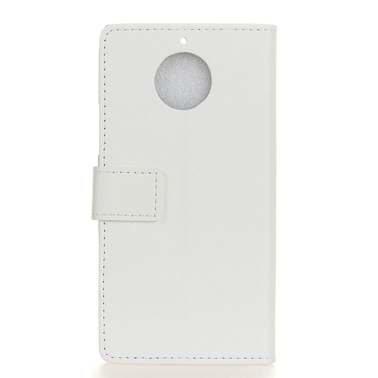 Wallet Leather Phone Cover for Motorola Moto G5S - White-2