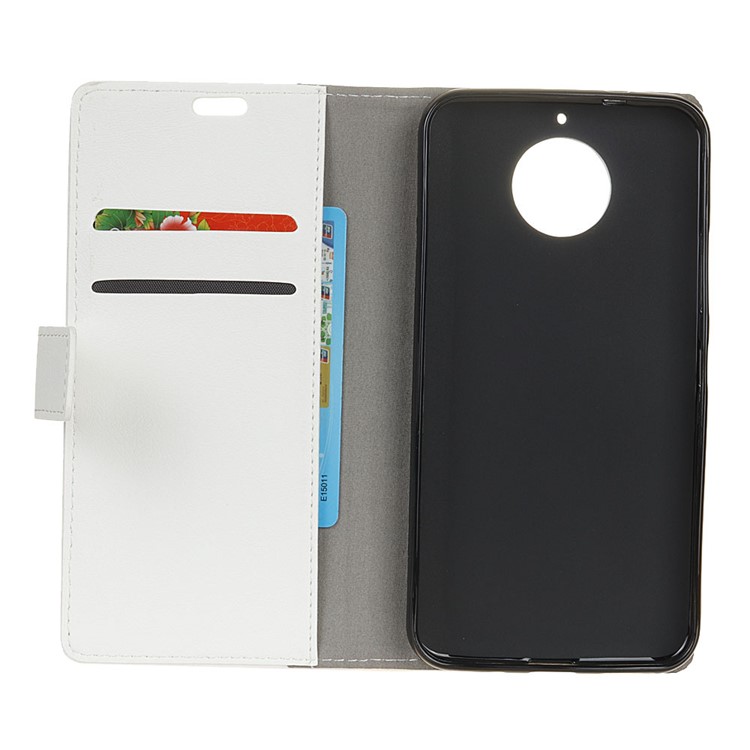 Wallet Leather Phone Cover for Motorola Moto G5S - White-4