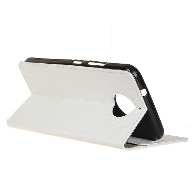 Wallet Leather Phone Cover for Motorola Moto G5S - White-5
