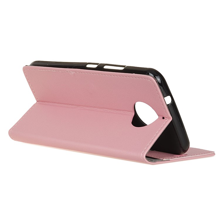 Wallet Leather Phone Accessory Case for Motorola Moto G5S - Pink-5