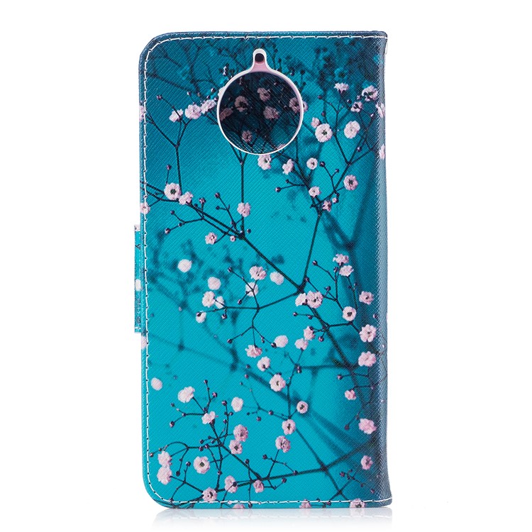 Pattern Printing PU Leather Stand Case for Motorola Moto G5S Plus - Tree with Flowers-3