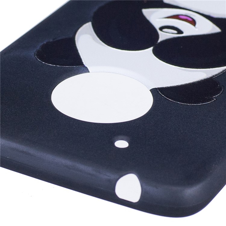Embossing Pattern Matte Soft TPU Phone Cover for Motorola Moto G5 - Lovely Panda-6