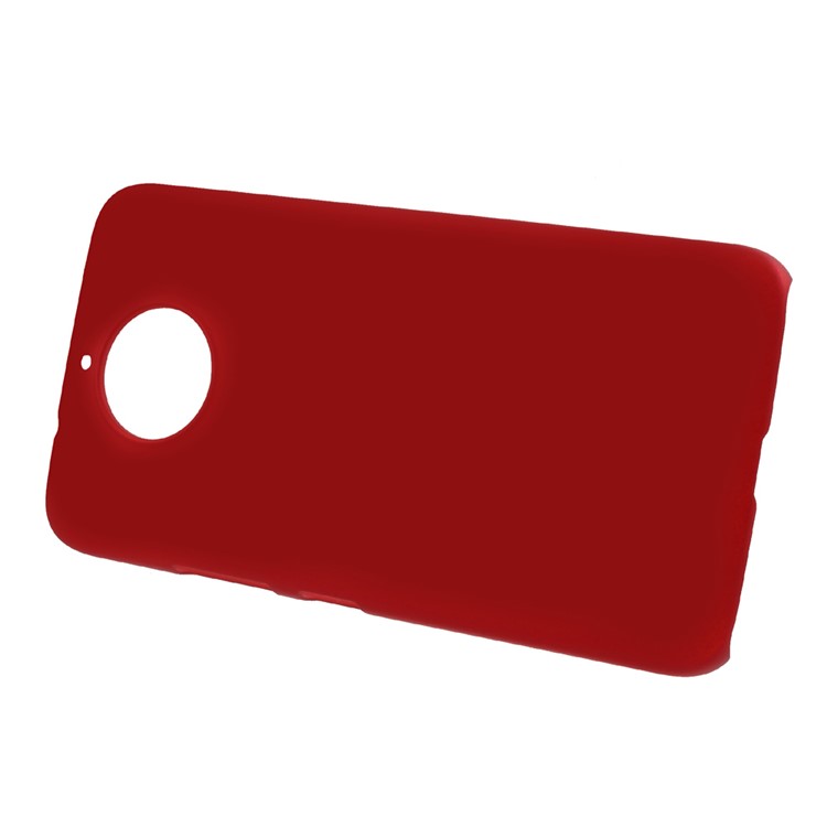 Rubber Coating Hard PC Phone Case Shell for Motorola Moto G5S Plus - Red-2