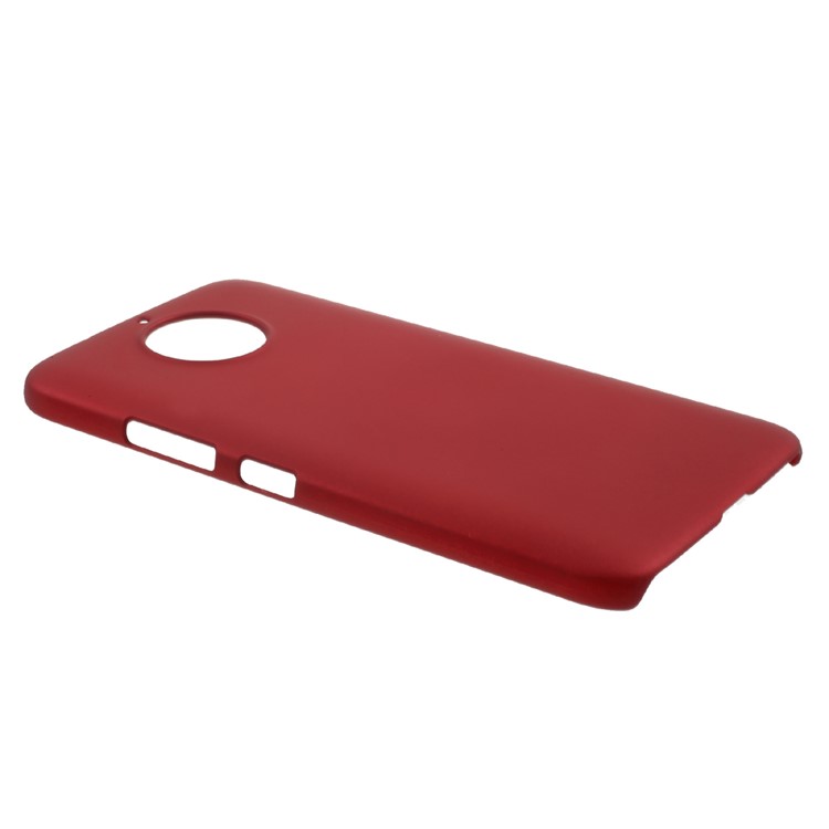 Rubber Coating Hard PC Phone Case Shell for Motorola Moto G5S Plus - Red-3
