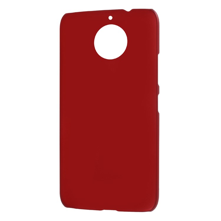 Rubber Coating Hard PC Phone Case Shell for Motorola Moto G5S Plus - Red-4