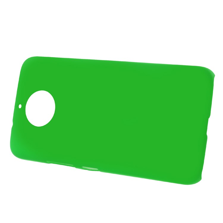 For Motorola Moto G5S Plus Rubber Coating PC Hard Phone Shell - Green-2