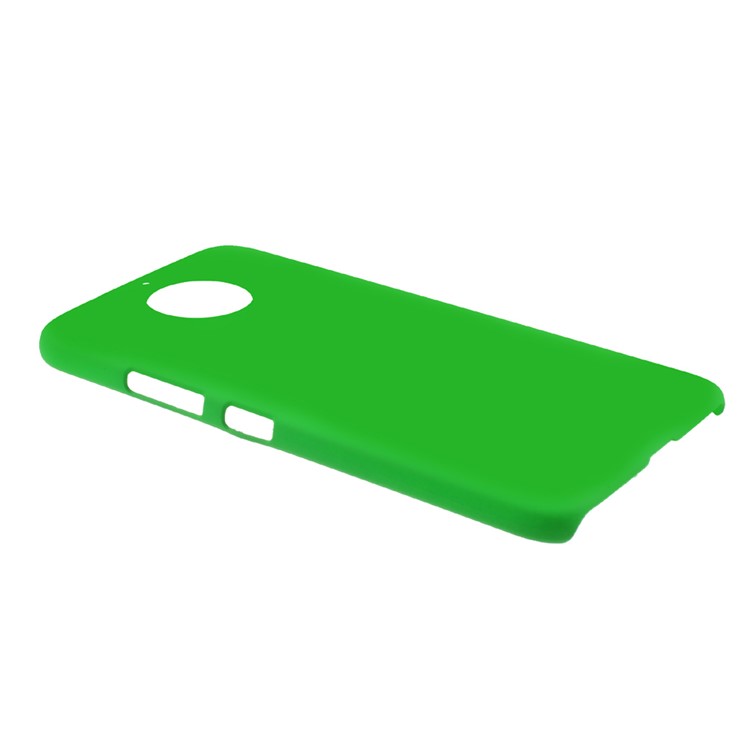 For Motorola Moto G5S Plus Rubber Coating PC Hard Phone Shell - Green-3
