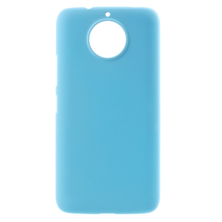 For Motorola Moto G5S Plus Rubber Coating PC Hard Phone Cover Case - Baby Blue-1
