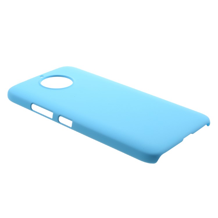 For Motorola Moto G5S Plus Rubber Coating PC Hard Phone Cover Case - Baby Blue-3