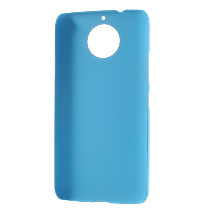 For Motorola Moto G5S Plus Rubber Coating PC Hard Phone Cover Case - Baby Blue-4
