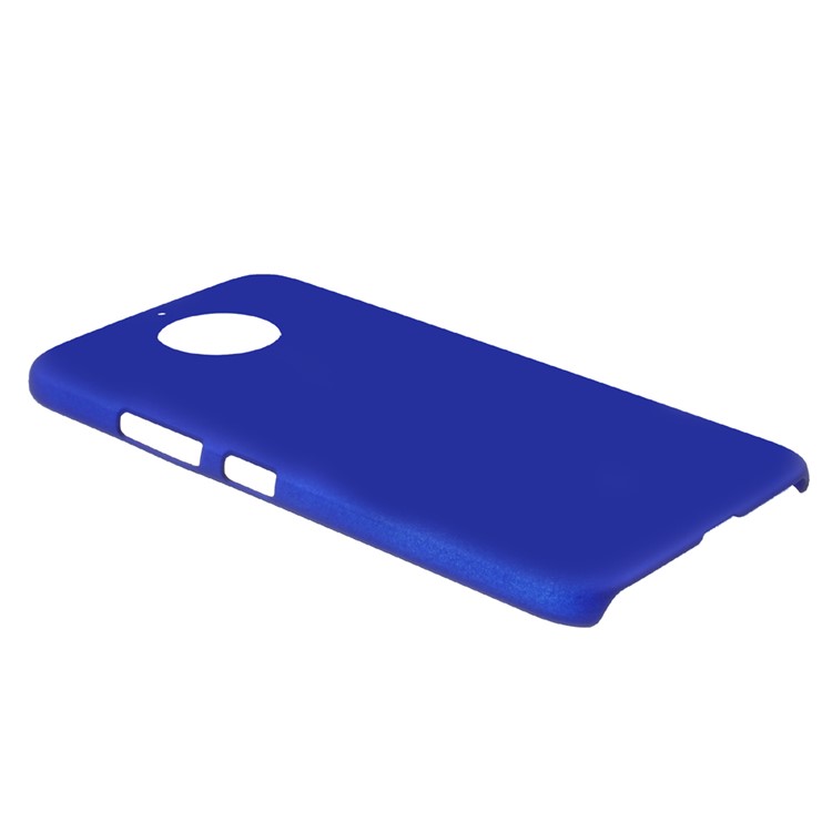 For Motorola Moto G5S Plus Rubber Coating PC Hard Phone Protective Shell - Dark Blue-3