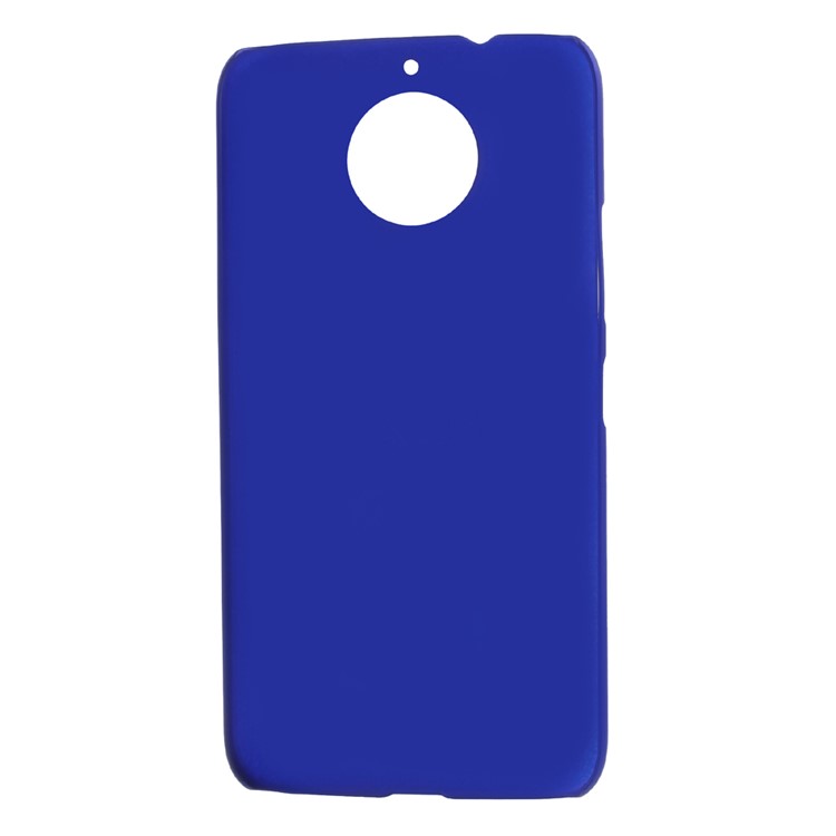 For Motorola Moto G5S Plus Rubber Coating PC Hard Phone Protective Shell - Dark Blue-4