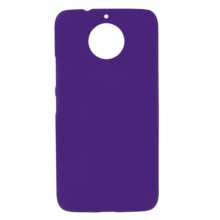 For Motorola Moto G5S Plus Rubber Coating PC Hard Phone Casing - Purple-1