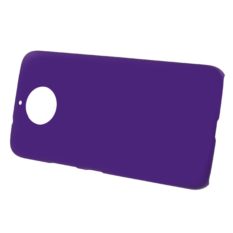 For Motorola Moto G5S Plus Rubber Coating PC Hard Phone Casing - Purple-2