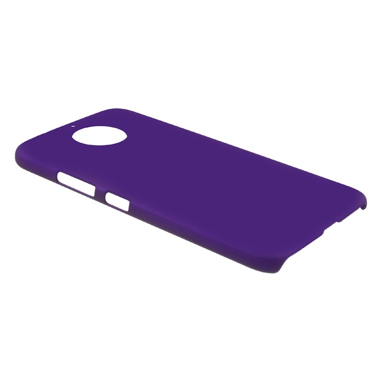 For Motorola Moto G5S Plus Rubber Coating PC Hard Phone Casing - Purple-3