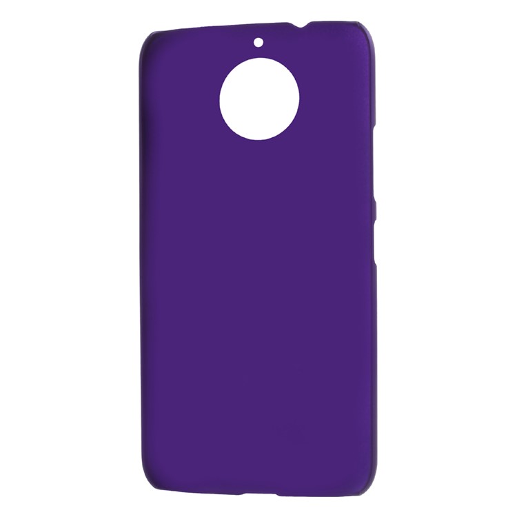 For Motorola Moto G5S Plus Rubber Coating PC Hard Phone Casing - Purple-4