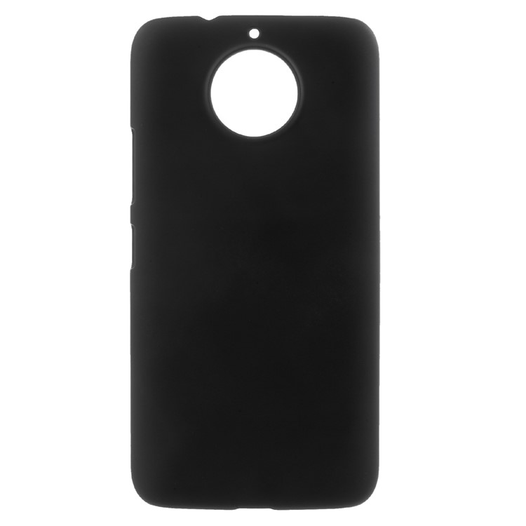 Rubberized PC Back Case for Motorola Moto G5S - Black-1
