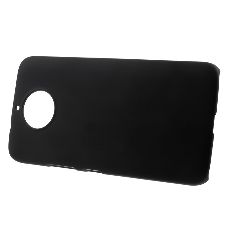 Rubberized PC Back Case for Motorola Moto G5S - Black-2