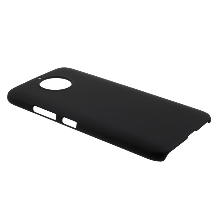 Rubberized PC Back Case for Motorola Moto G5S - Black-3