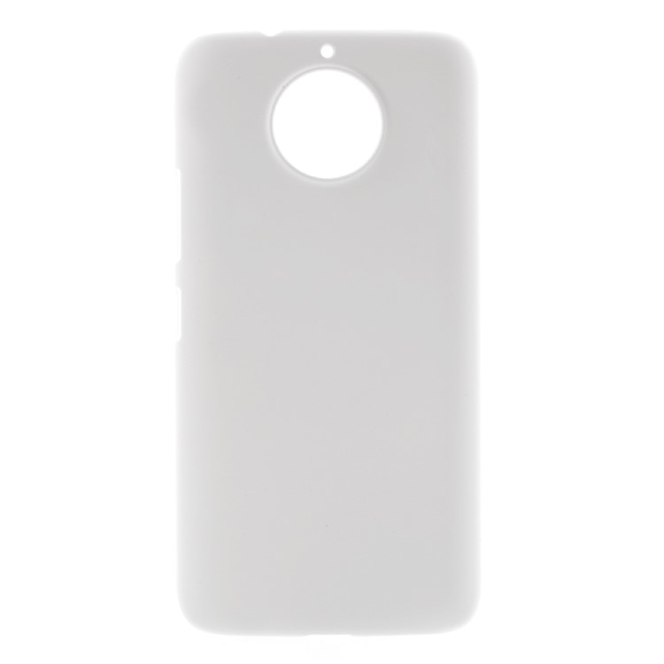 For Motorola Moto G5S Rubberized PC Phone Cover - White-1