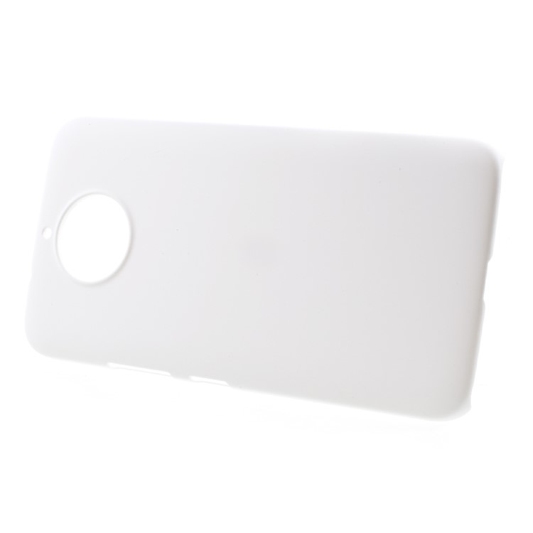 For Motorola Moto G5S Rubberized PC Phone Cover - White-2