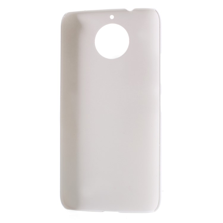 For Motorola Moto G5S Rubberized PC Phone Cover - White-3