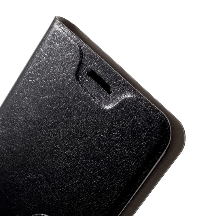 Crazy Horse Card Slot Stand Leather Case for Motorola Moto G6 - Black-7