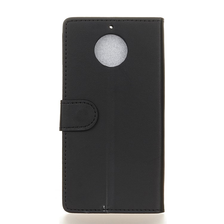 Magnetic PU Leather Stand Wallet Case for Motorola Moto E4 Plus - Black-2