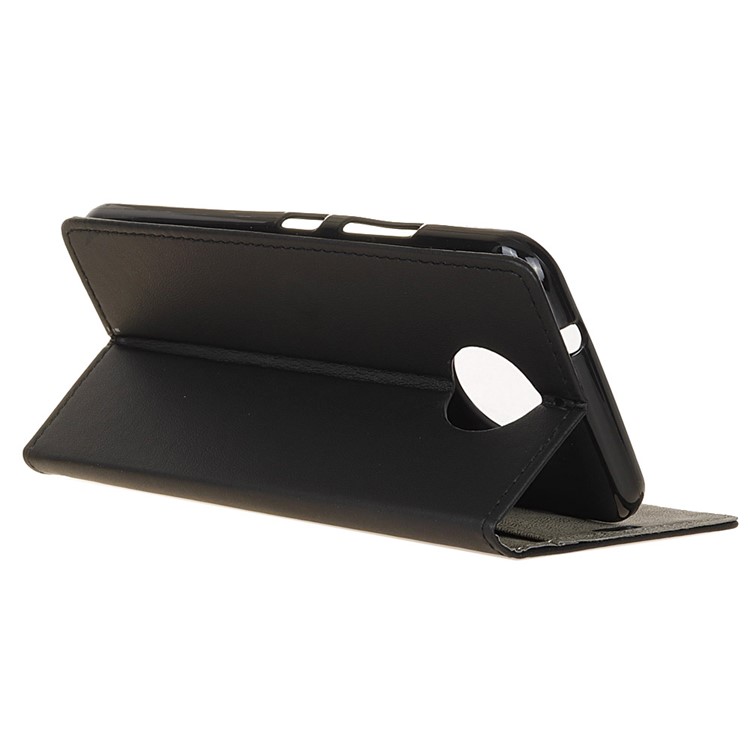 Magnetic PU Leather Stand Wallet Case for Motorola Moto E4 Plus - Black-5