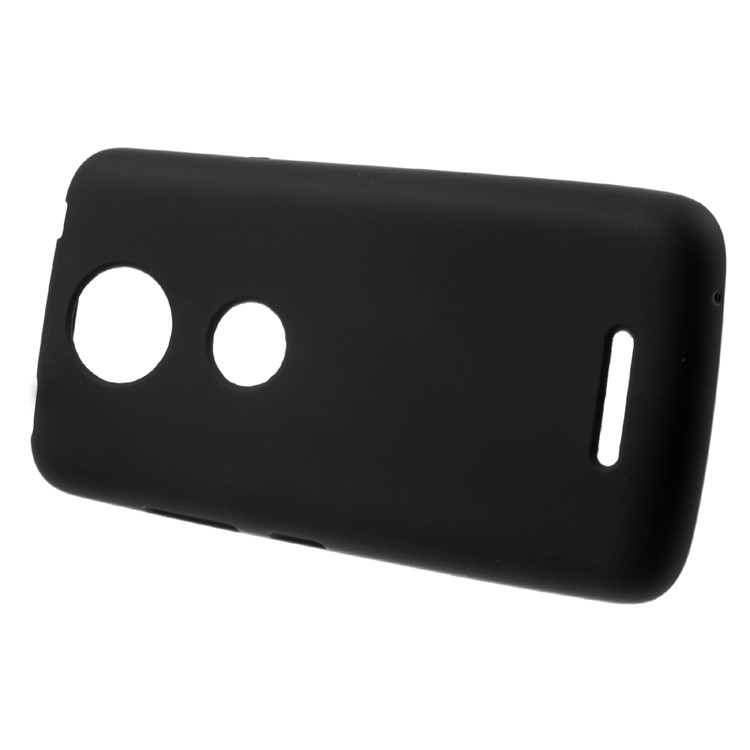 Matte Soft TPU Phone Casing for Motorola Moto C Plus - Black-2