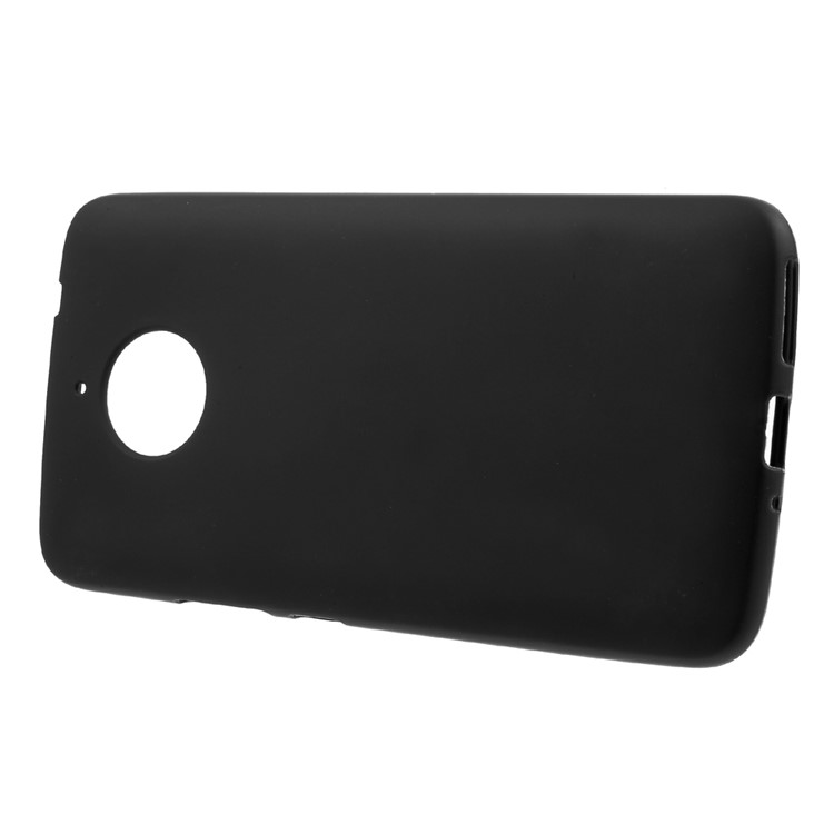 Matte Soft TPU Phone Case Accessory for Motorola Moto E4 Plus EU Version - Black-2