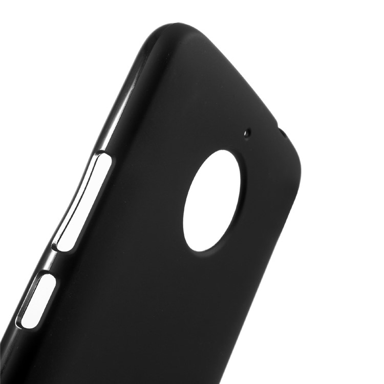 Matte Soft TPU Phone Case Accessory for Motorola Moto E4 Plus EU Version - Black-6