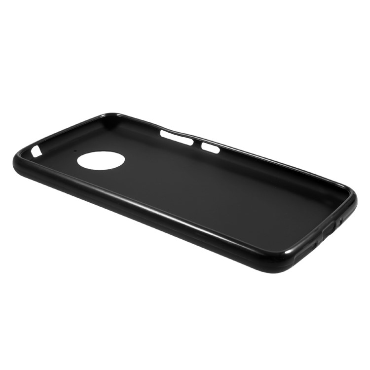 Matte Soft TPU Phone Case Accessory for Motorola Moto E4 Plus EU Version - Black-7