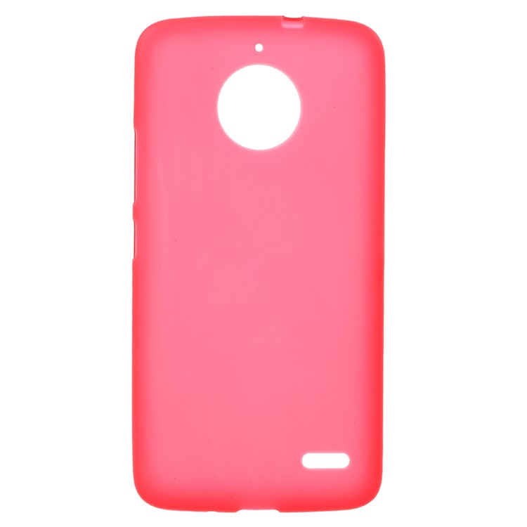 Matte Skin TPU Protection Mobile Phone Back Case for Motorola Moto E4 EU Version - Red-1