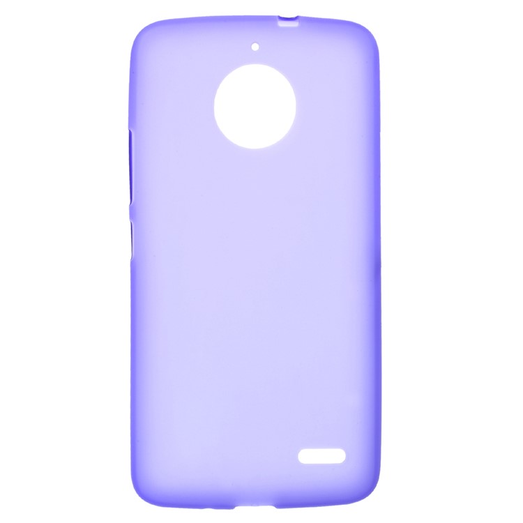 Matte TPU Protection Mobile Phone Shell for Motorola Moto E4 EU Version - Purple-1