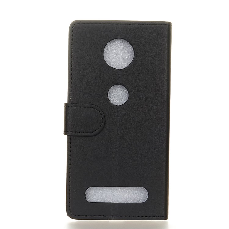 Magnetic PU Leather Wallet Stand Case for Motorola Moto Z Force 2017 - Black-2