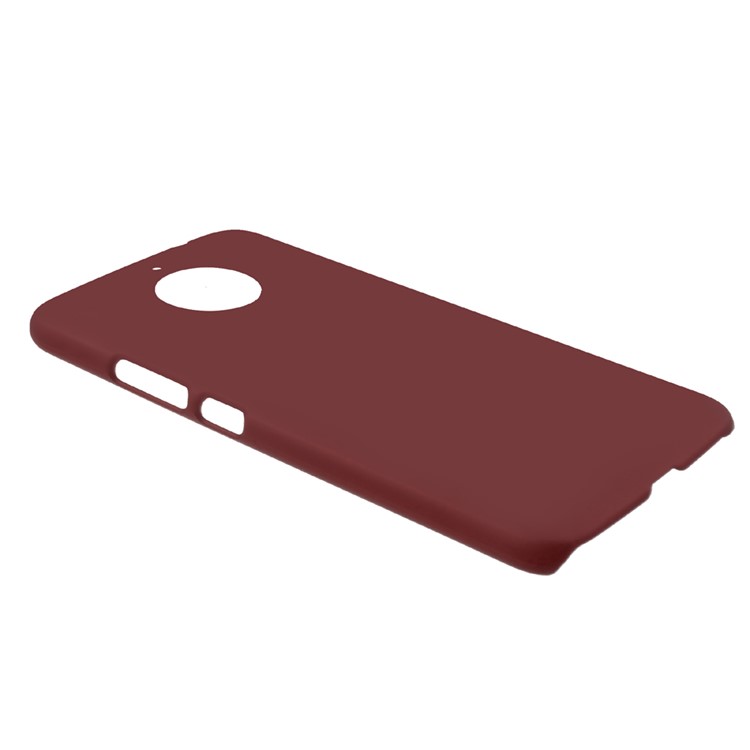 Rubberized PC Hard Cover for Motorola Moto E4 Plus EU Version - Red-3