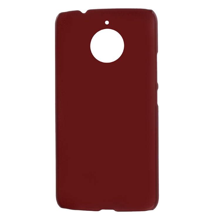 Rubberized PC Hard Cover for Motorola Moto E4 Plus EU Version - Red-4