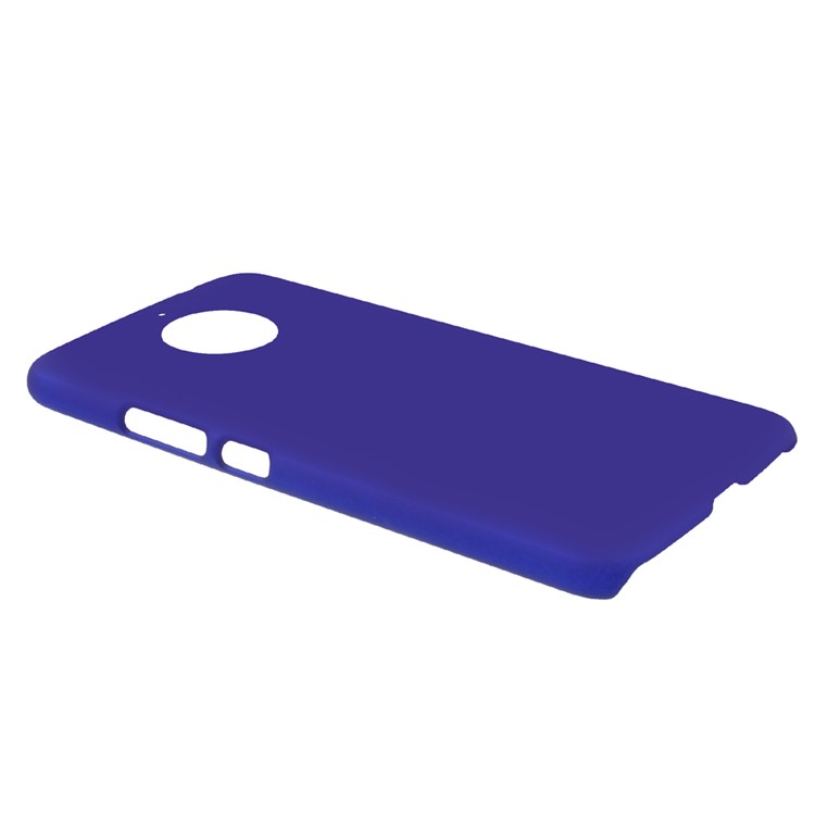 Rubberized Plastic Hard Back Shell for Motorola Moto E4 Plus EU Version - Dark Blue-3