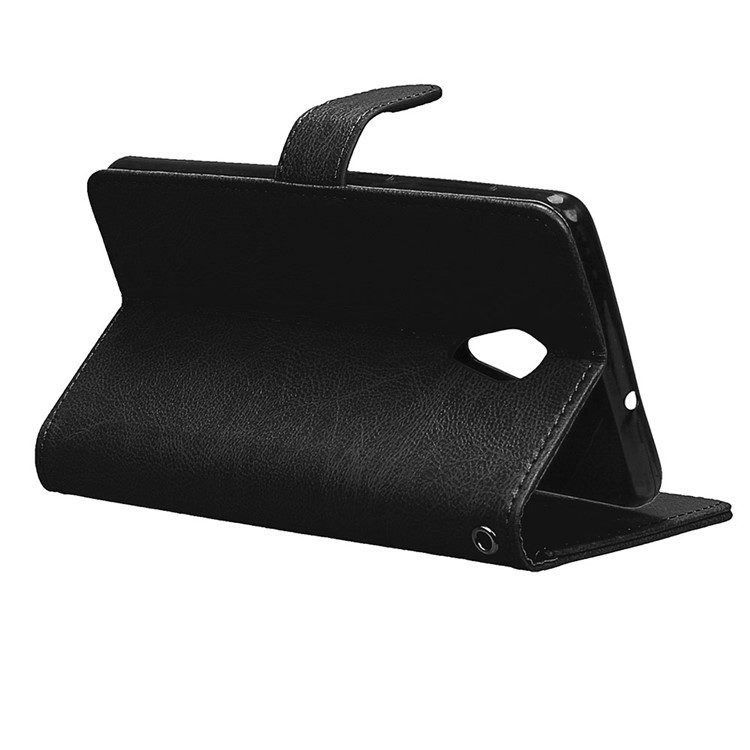 Crazy Horse Texture Wallet Leather Stand Flip Case for Lenovo ZUK Edge - Black-14