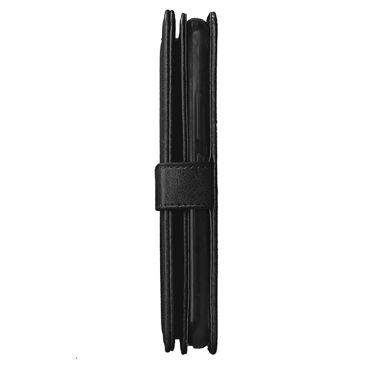 Crazy Horse Stand Wallet Leather Cell Phone Case for Motorola Moto G5 Plus - Black-5