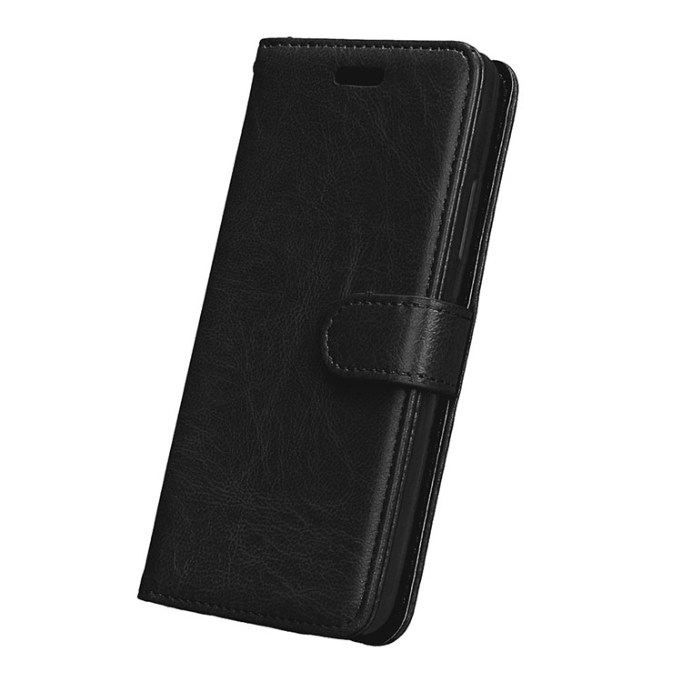 Crazy Horse Texture Stand Wallet Leather Flip Case for Lenovo K6 Power - Black-6