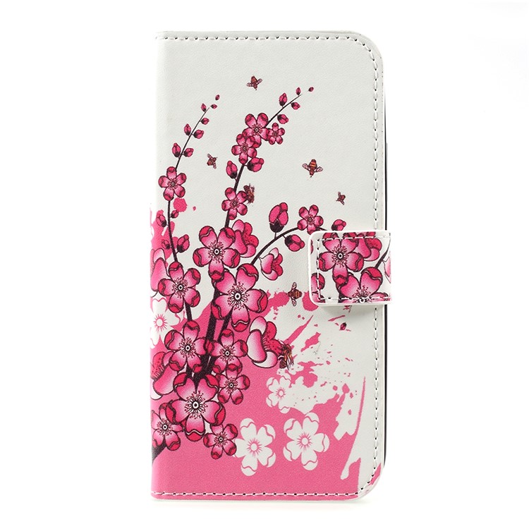 Portafogli Per Stampa Di Modelli Portafili Porta Accessori Per Moto Motorola Moto C - Fiore Di Pruno-1
