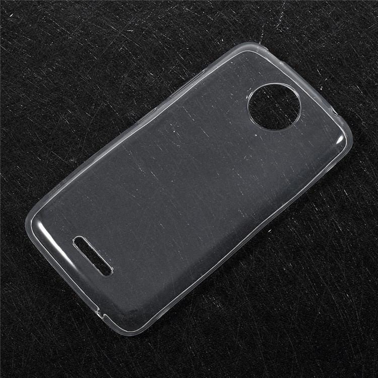 Ultra Thin Soft Clear Transparent TPU Phone Case for Motorola Moto C-1