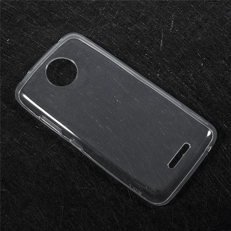Ultra Thin Soft Clear Transparent TPU Phone Case for Motorola Moto C-3