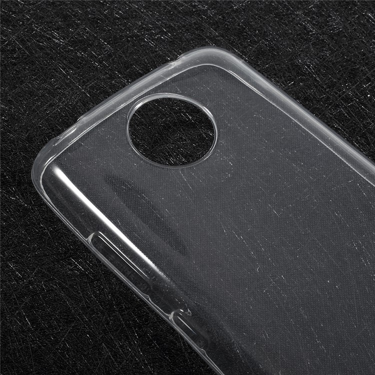 Ultra Thin Soft Clear Transparent TPU Phone Case for Motorola Moto C-5