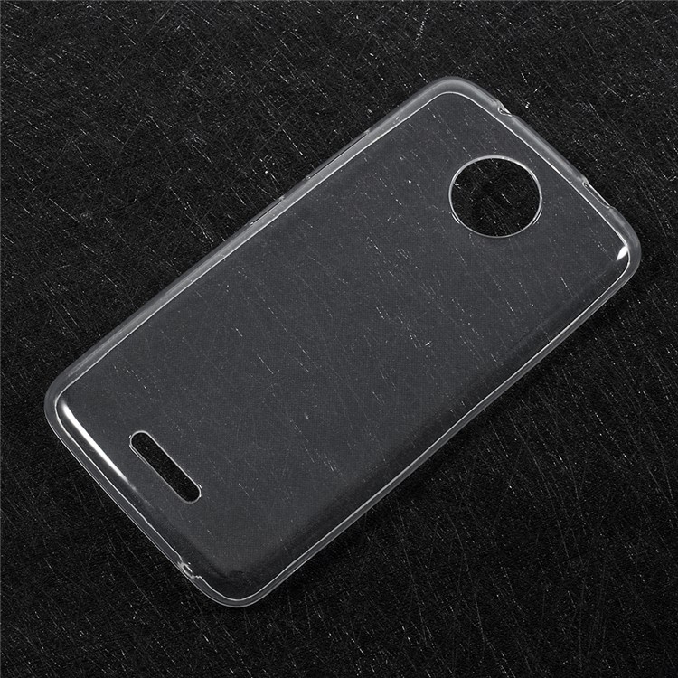 Ultra-Thin Soft Clear Transparent TPU Phone Case Accessory for Motorola Moto C Plus-1