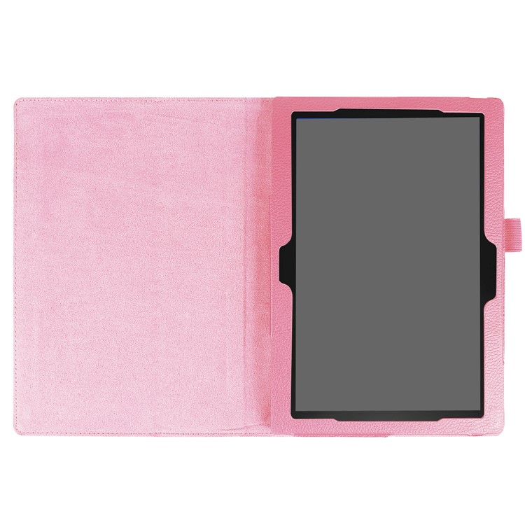 Litchi Texture Universal PU Leather Stand Protective Case for Lenovo Tab 4 10 Plus / Tab 4 10 - Pink-4